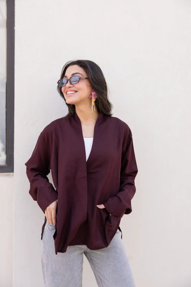Flowing linen wrap- Hernameis Jamila