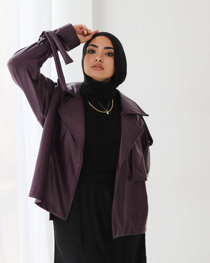 Urban Edge Leather Jacket - SAMRA