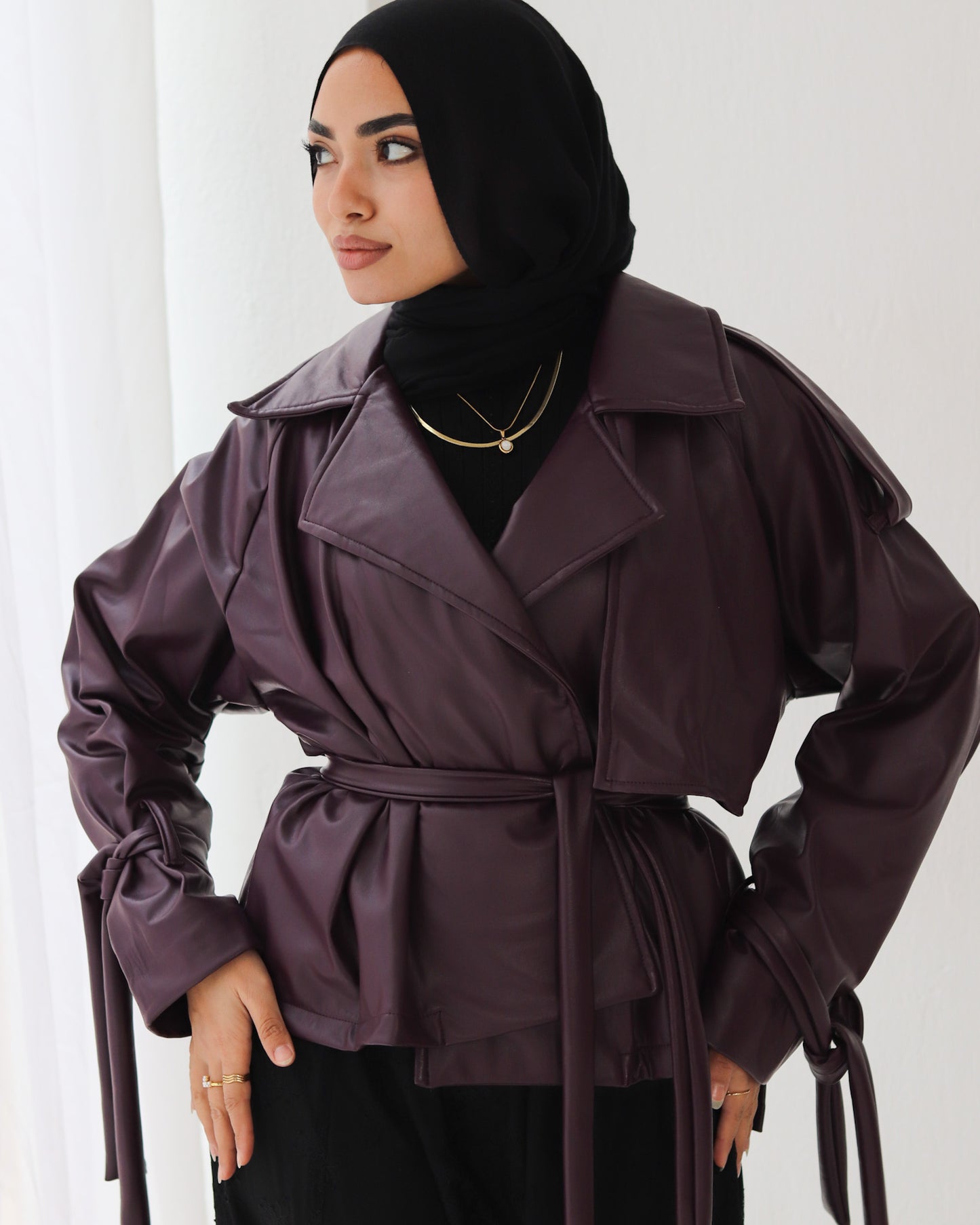 Urban Edge Leather Jacket - SAMRA