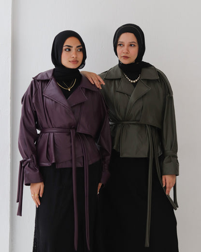 Urban Edge Leather Jacket - SAMRA