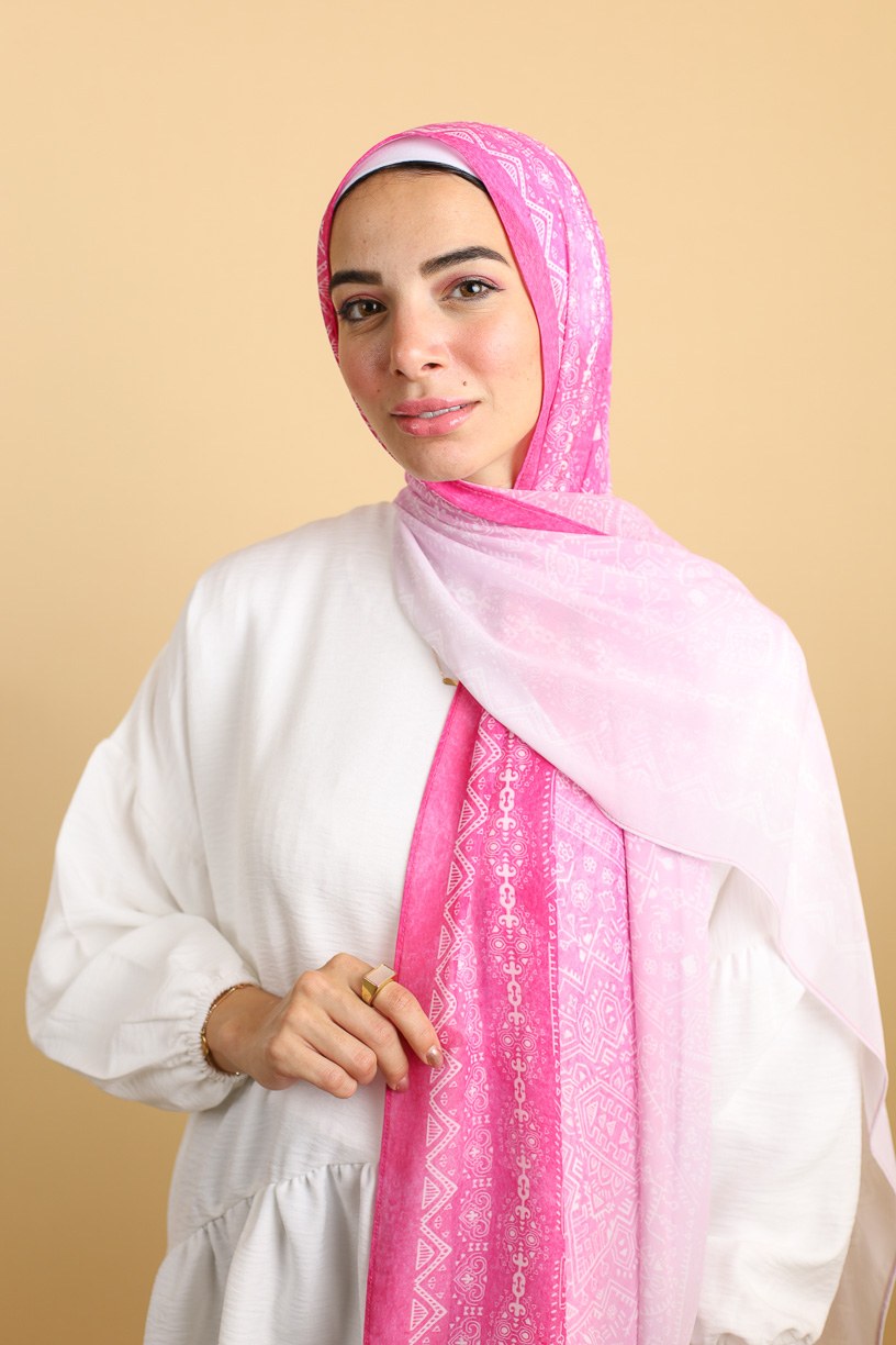 Pink berry Scarf