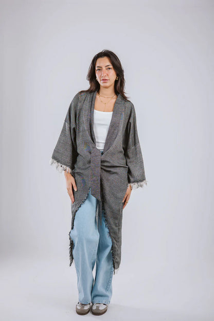 Fringes cardigan - Maison Taj