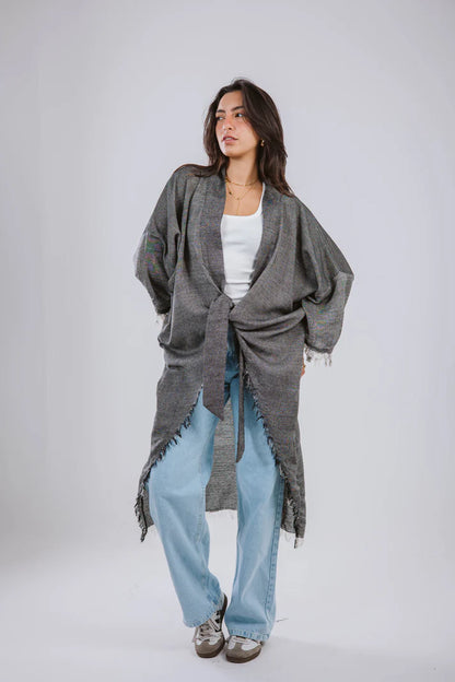 Fringes cardigan - Maison Taj