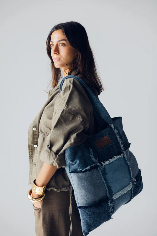 Deinm patches bag - Maison taj