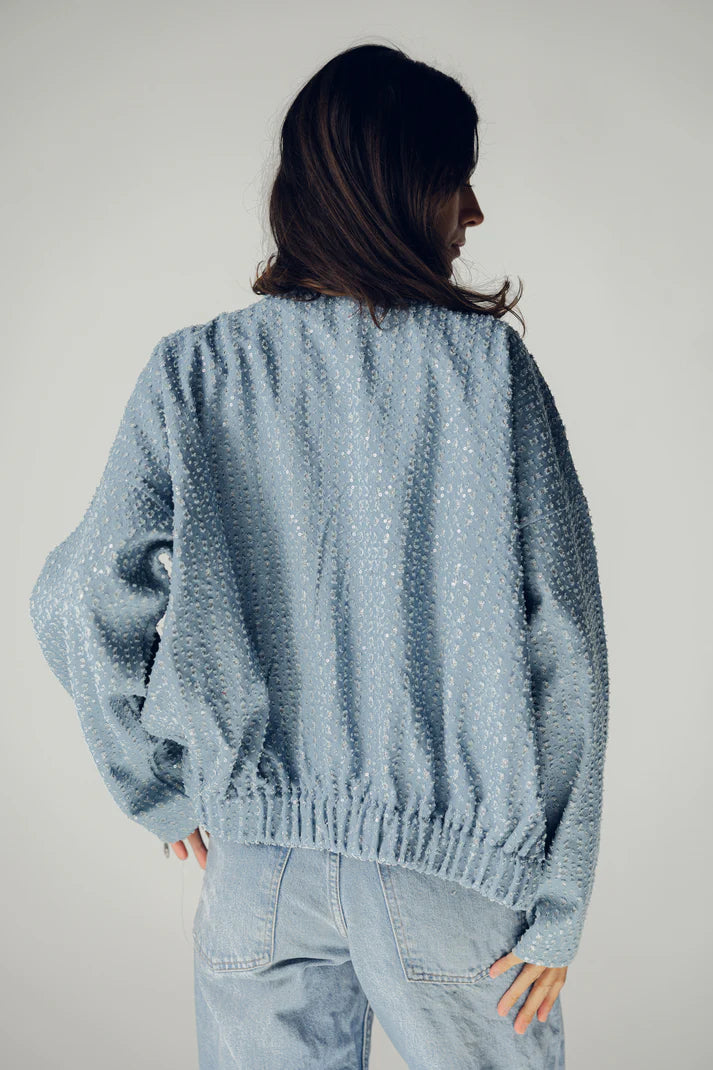 Sparkly bomber jacket - Maison taj