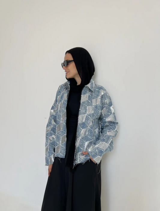 Payette denim jacket - Maison taj
