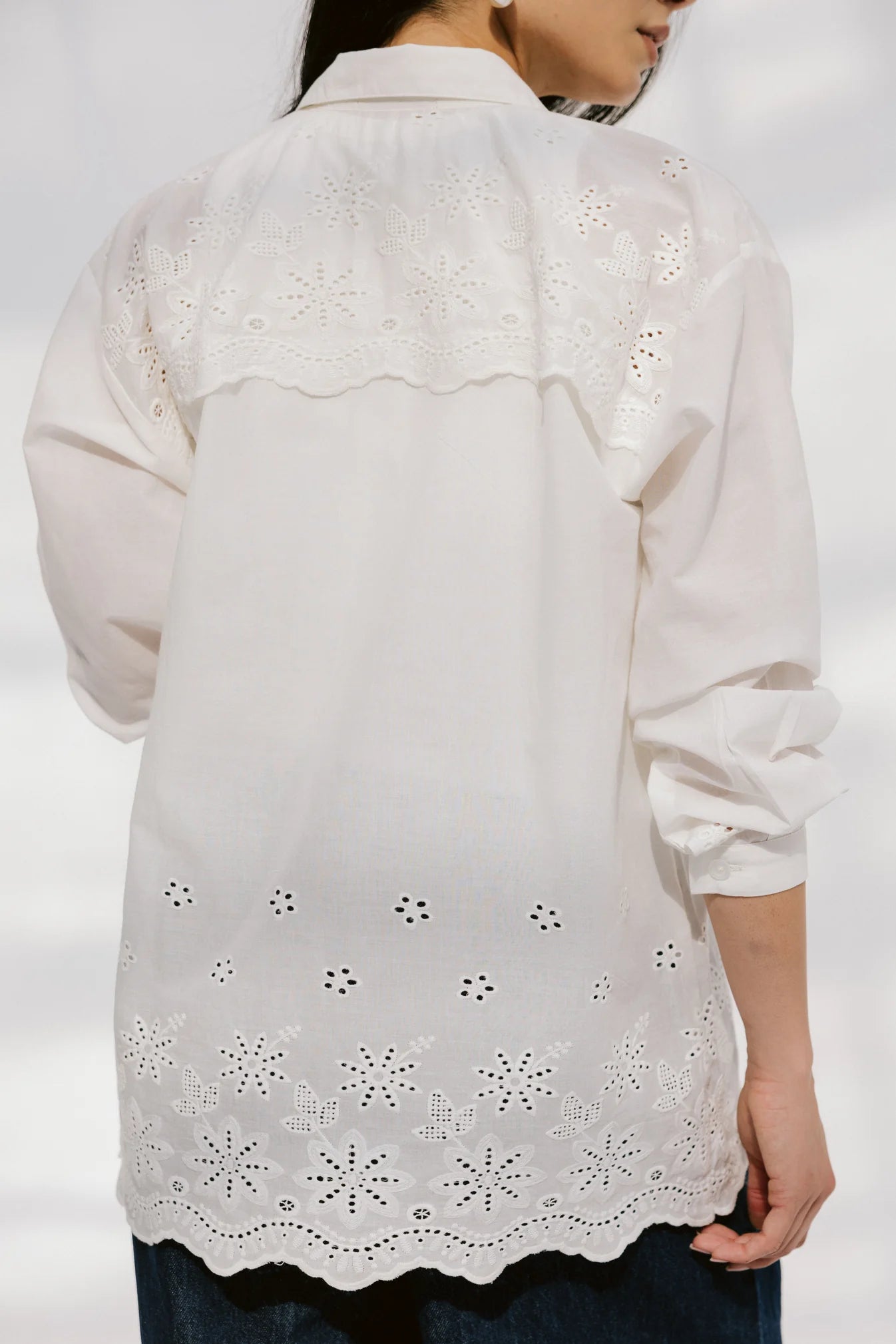 Starfish shirt - Peach and mint