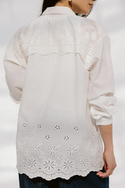 Starfish shirt - Peach and mint