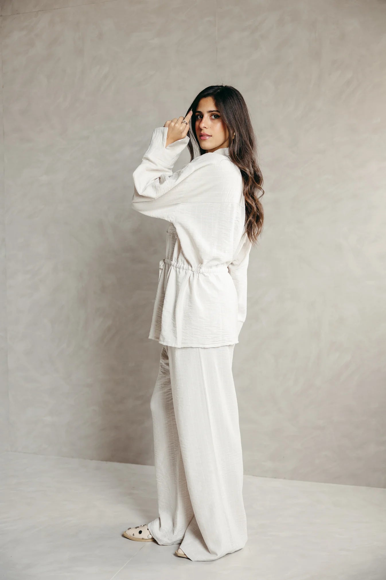 The Rayé Set pearl white - peach and mint