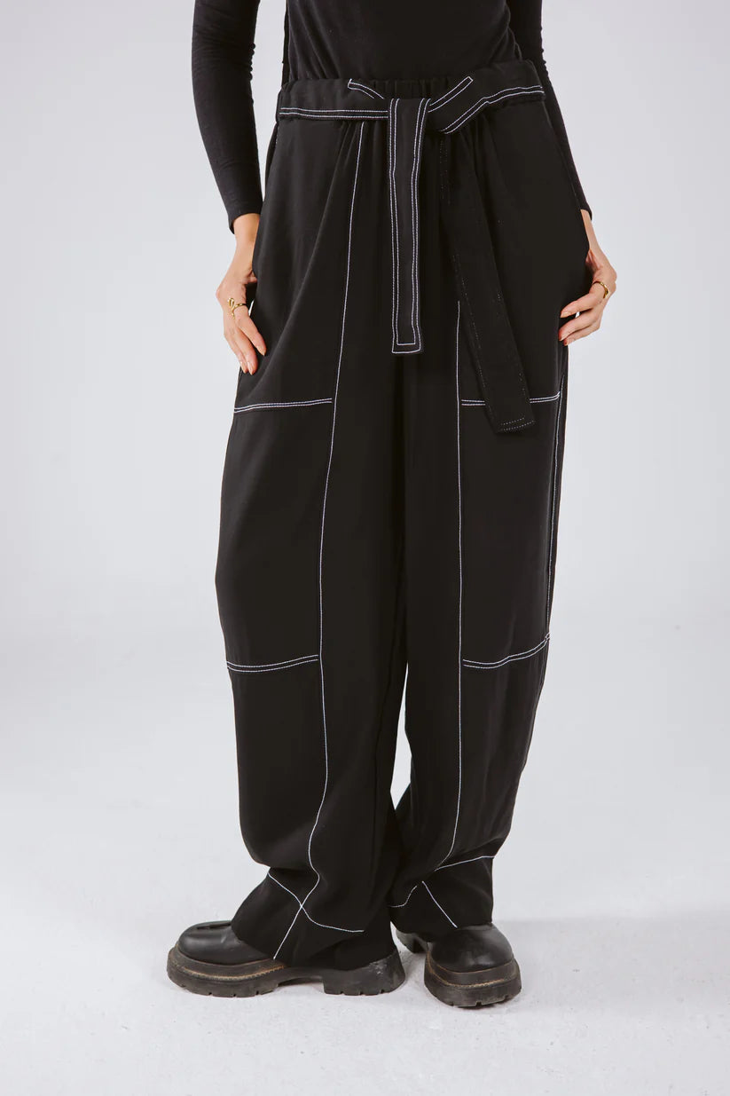 Stitches Wide Pants - Taji