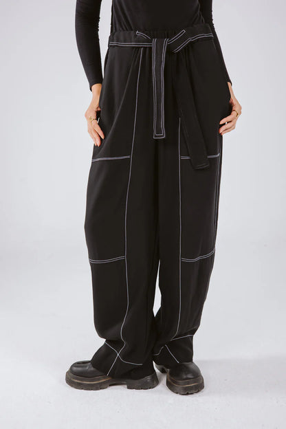 Stitches Wide Pants - Taji