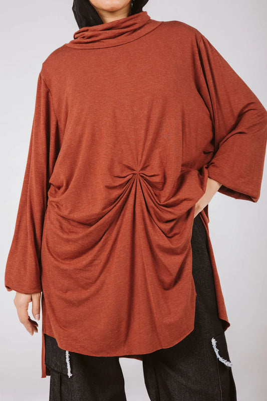 Warp drapee top - Taji designs