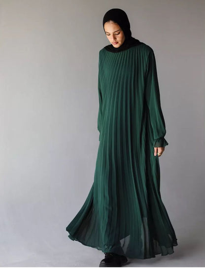 Cloach pleated dress - Modesty Abaya