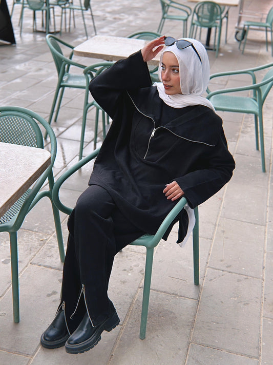 Zip up set - Wajad