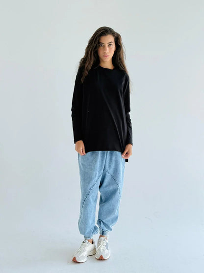 High low Basic Top - Theyab