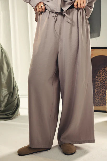 S26-CH36 Wide leg copra Pants - AED