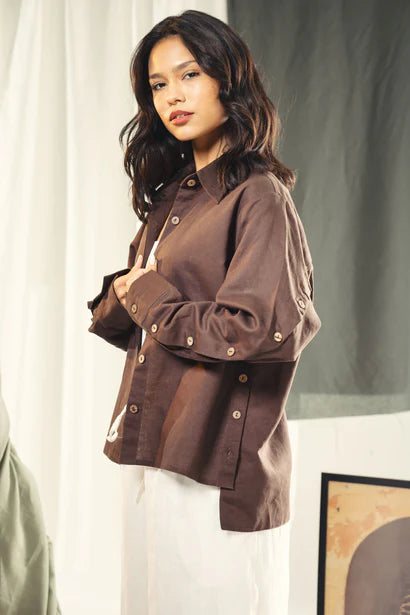 S26-CH60 Woods button shirt - AED