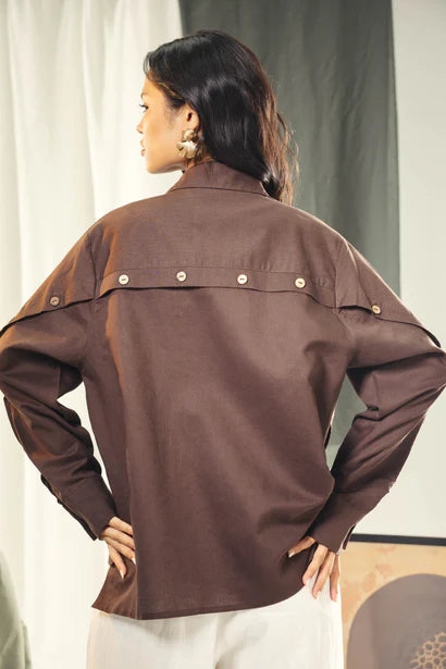 S26-CH60 Woods button shirt - AED