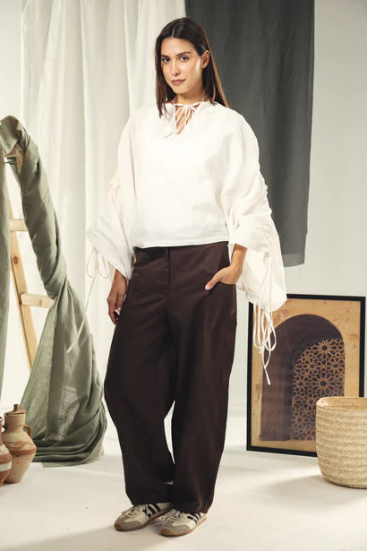 S26-T49 Blouse with straw string - AED