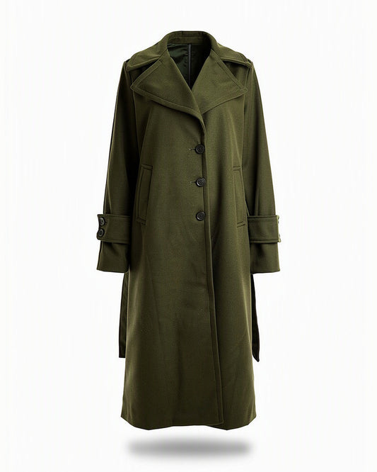 HBShop garment image: asymmetrical coat - Jeno, Olive