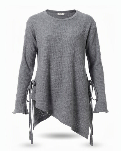 HBShop garment image: Asymmetrical top - Mazij, Grey