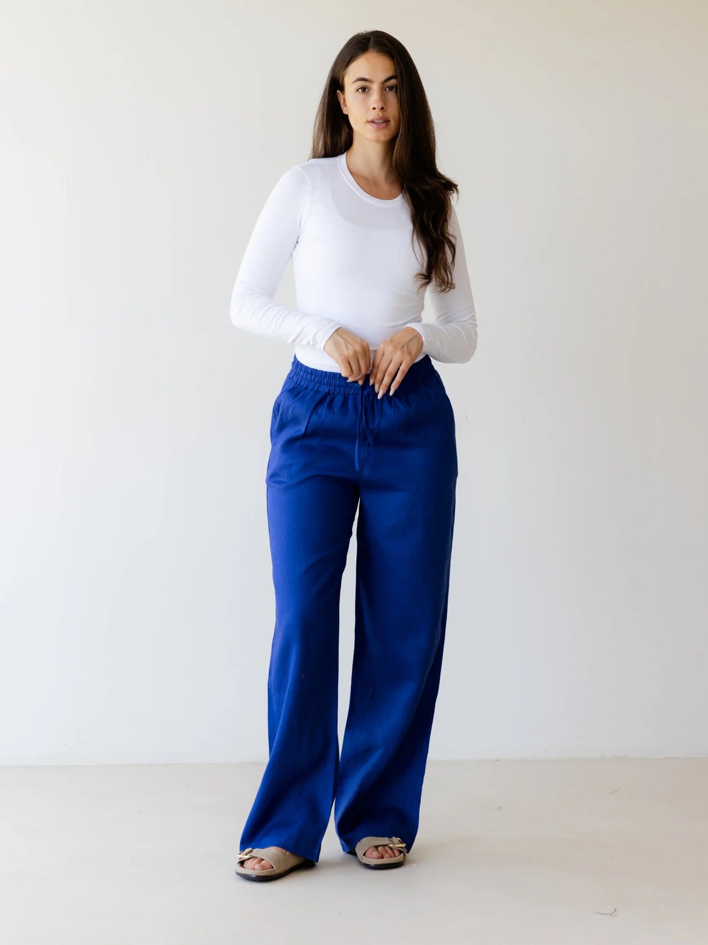 Basic linen pantss - Ascia