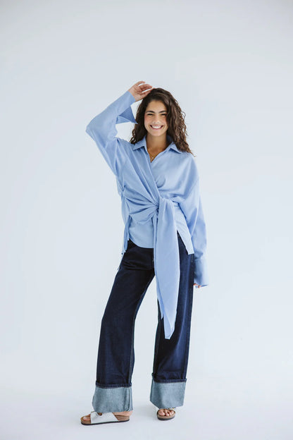 studded wrapped in a dream top - Amalia