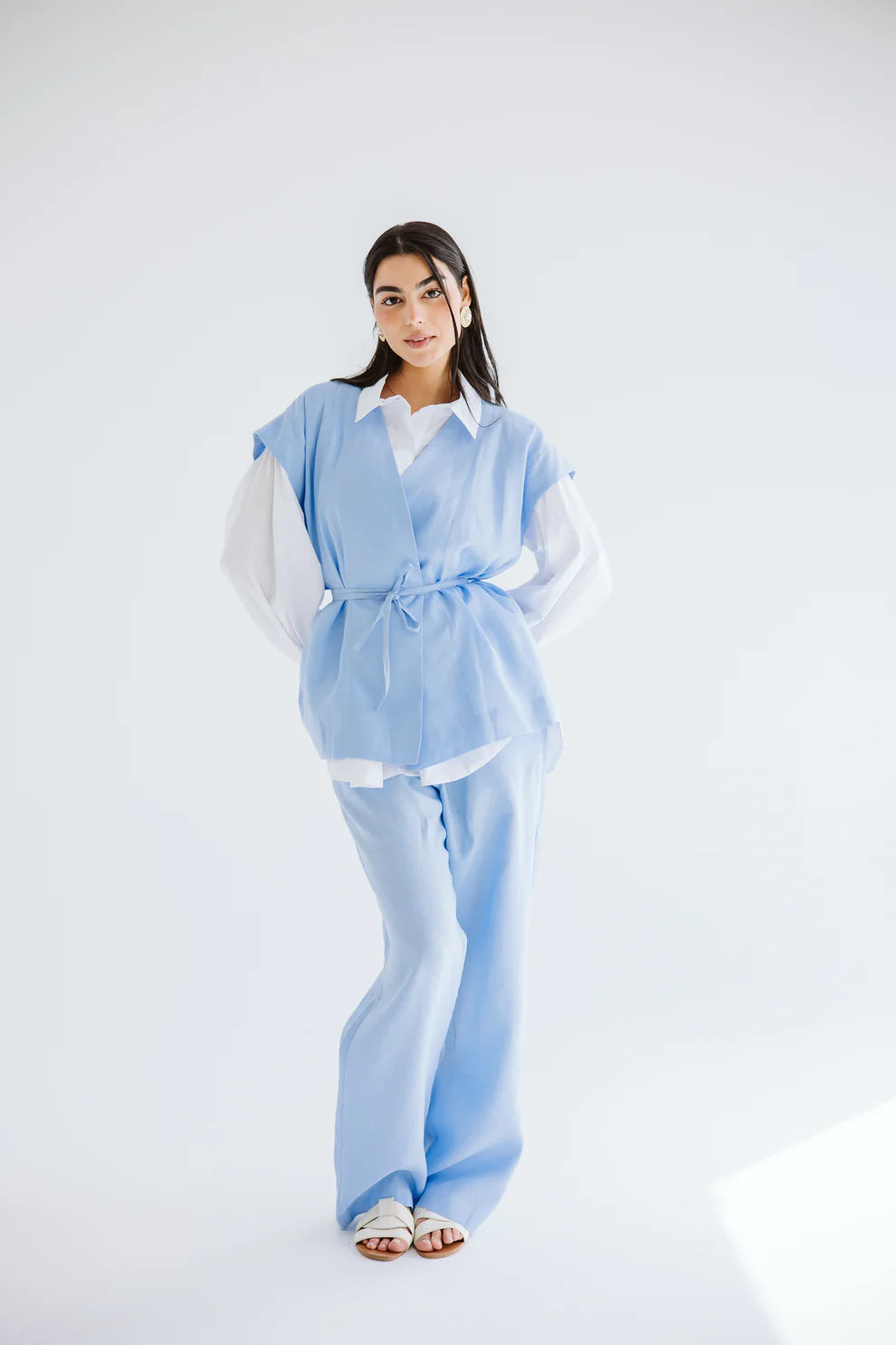 Beach vibes linen pants - Amalia