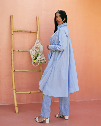 Flowy poplin shirt - Jeno