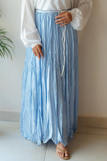 Crinkle Satin Skirt - Jamila