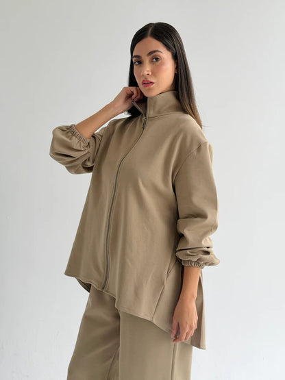 Pleated back set - Chiffon