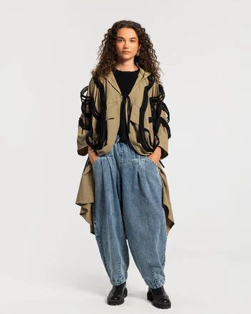 Waterproof Fringes Cardigan - Theyab