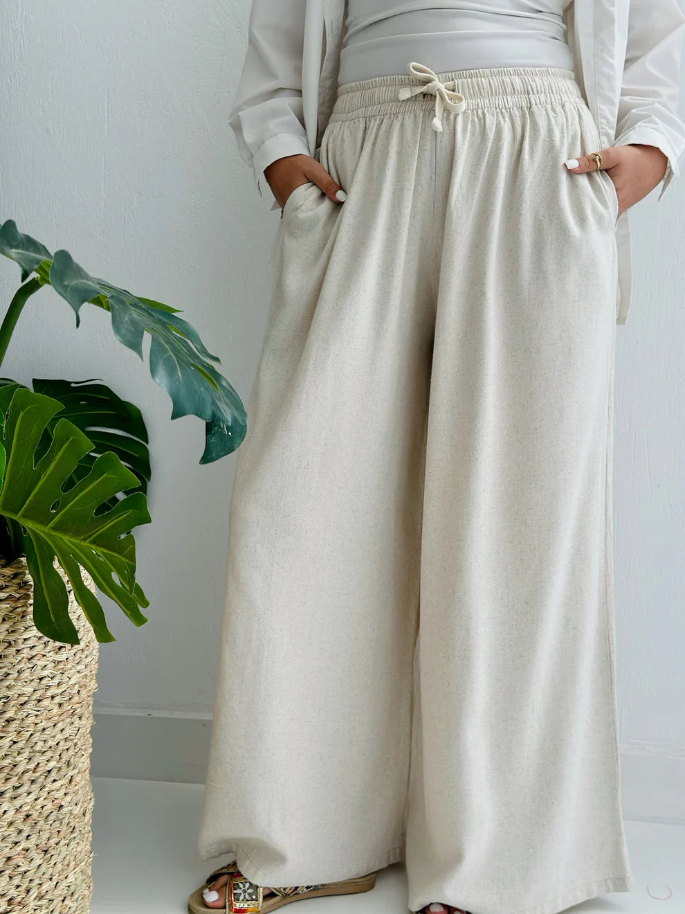 Linen pants- BA Fashion