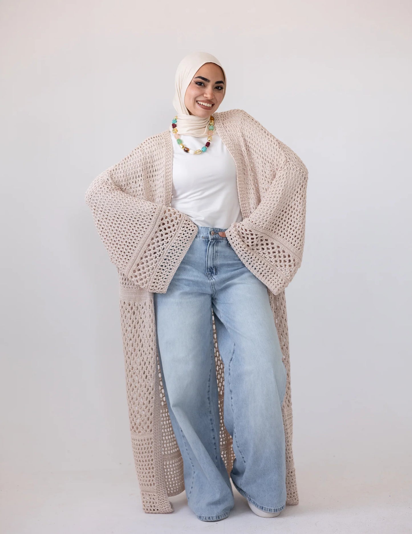 Peony Cardigan - Khadija Hijab