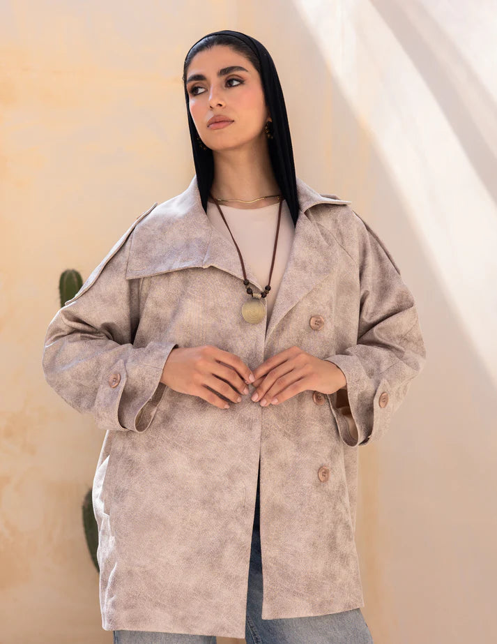 Bold neck jacket - Yasofia