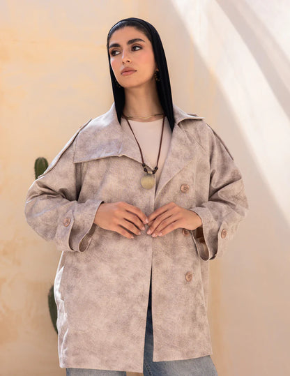 Bold neck jacket - Yasofia