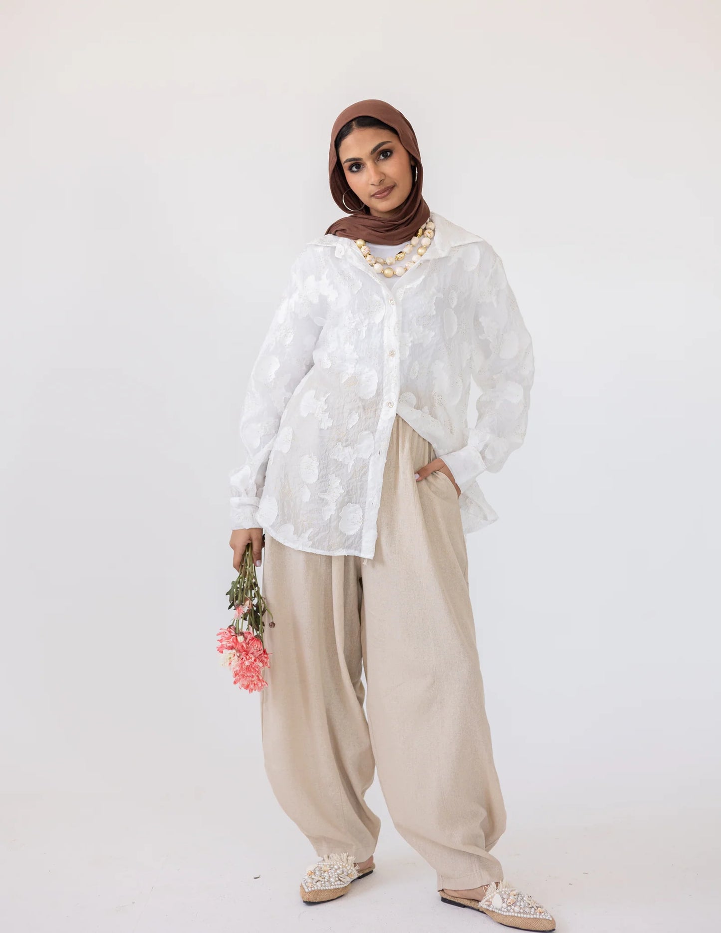 Linen Balloon Fit - Khadija Hijab