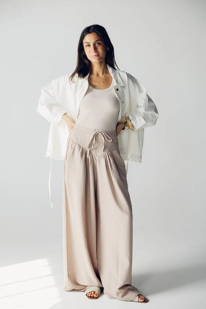 Snatched waist pants - Maison Taj
