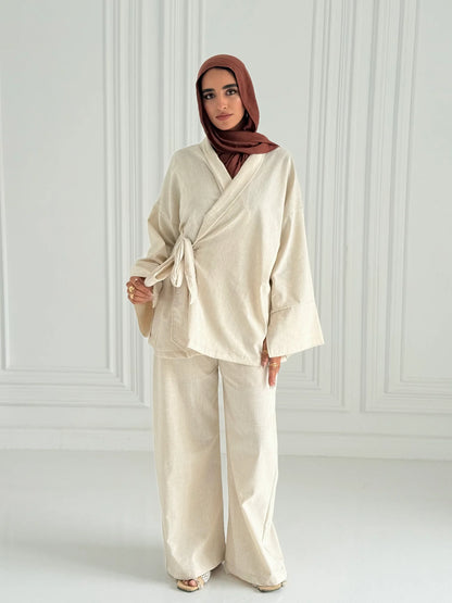 Wrapped in lace set - Khadija Hijab