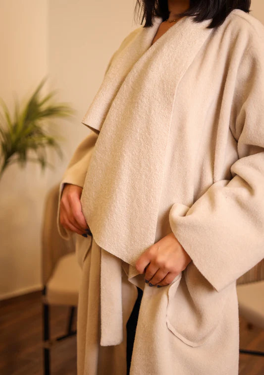 The vela wrap coat - Jeno