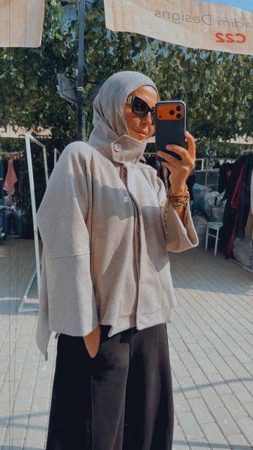 Wool High low Jacket - Zeyylan