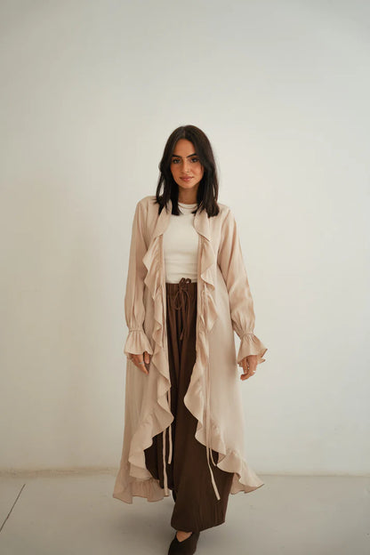 Soft Ruffle Cardigen - Dan