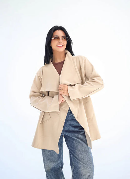 Unfinished milton cardigan - Jeno