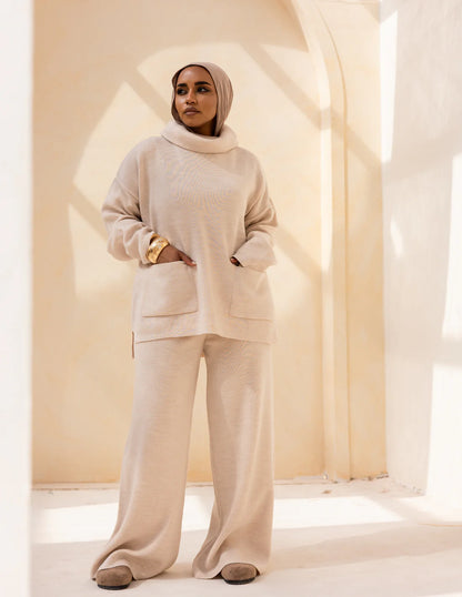 Kniited pocket Set - khadija hijab