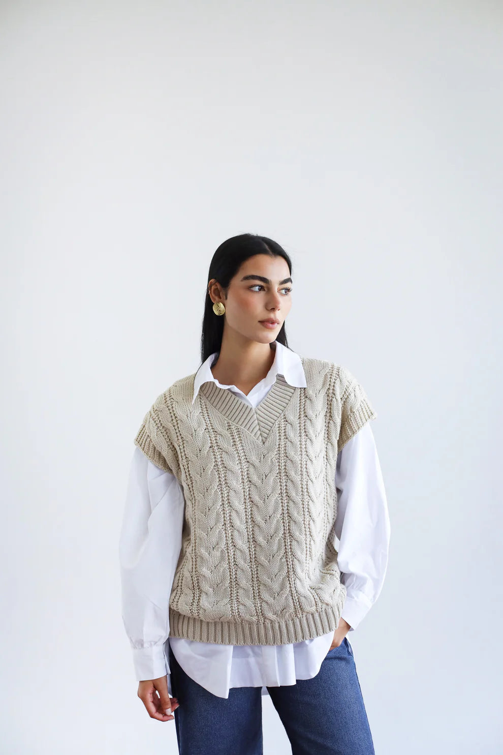 never better knit vest - Amalia