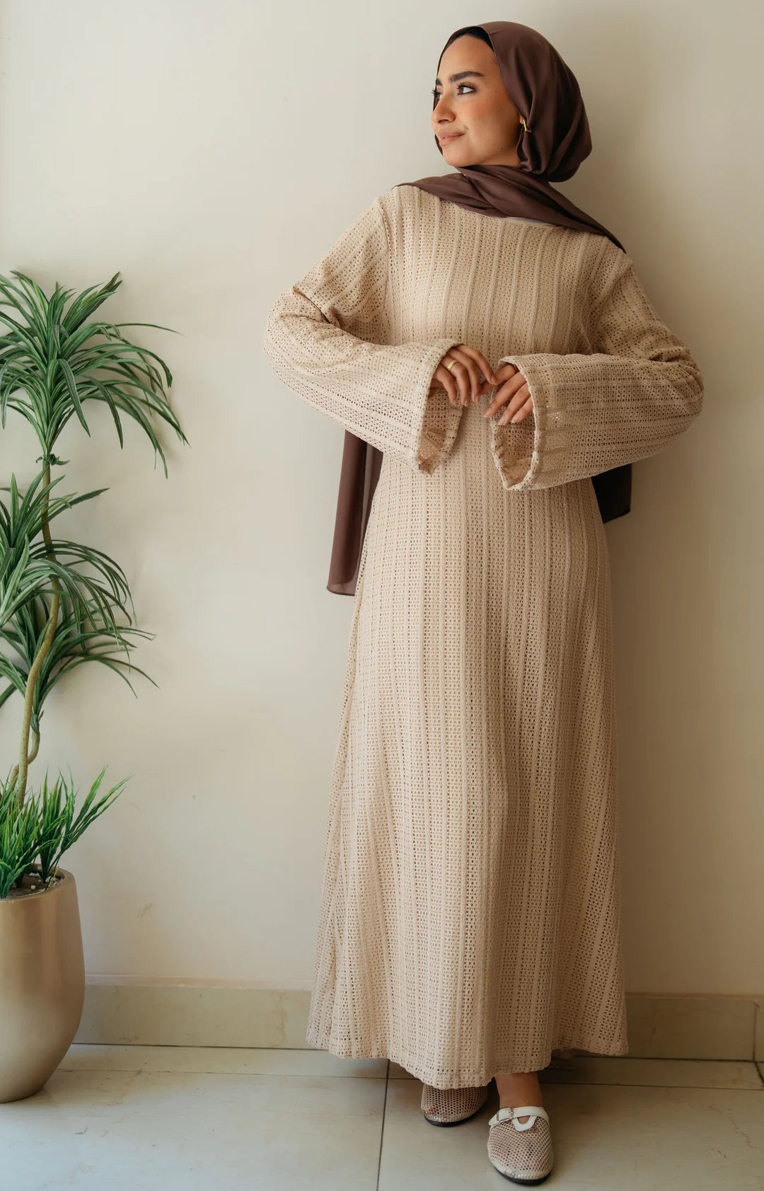 Net Look Dress - Jamila