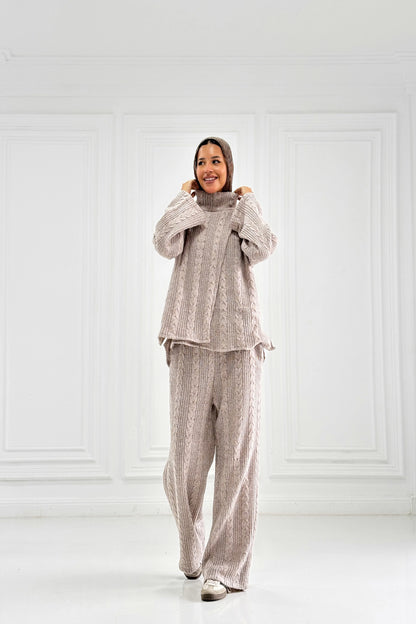 Premium braided knit set - Honna