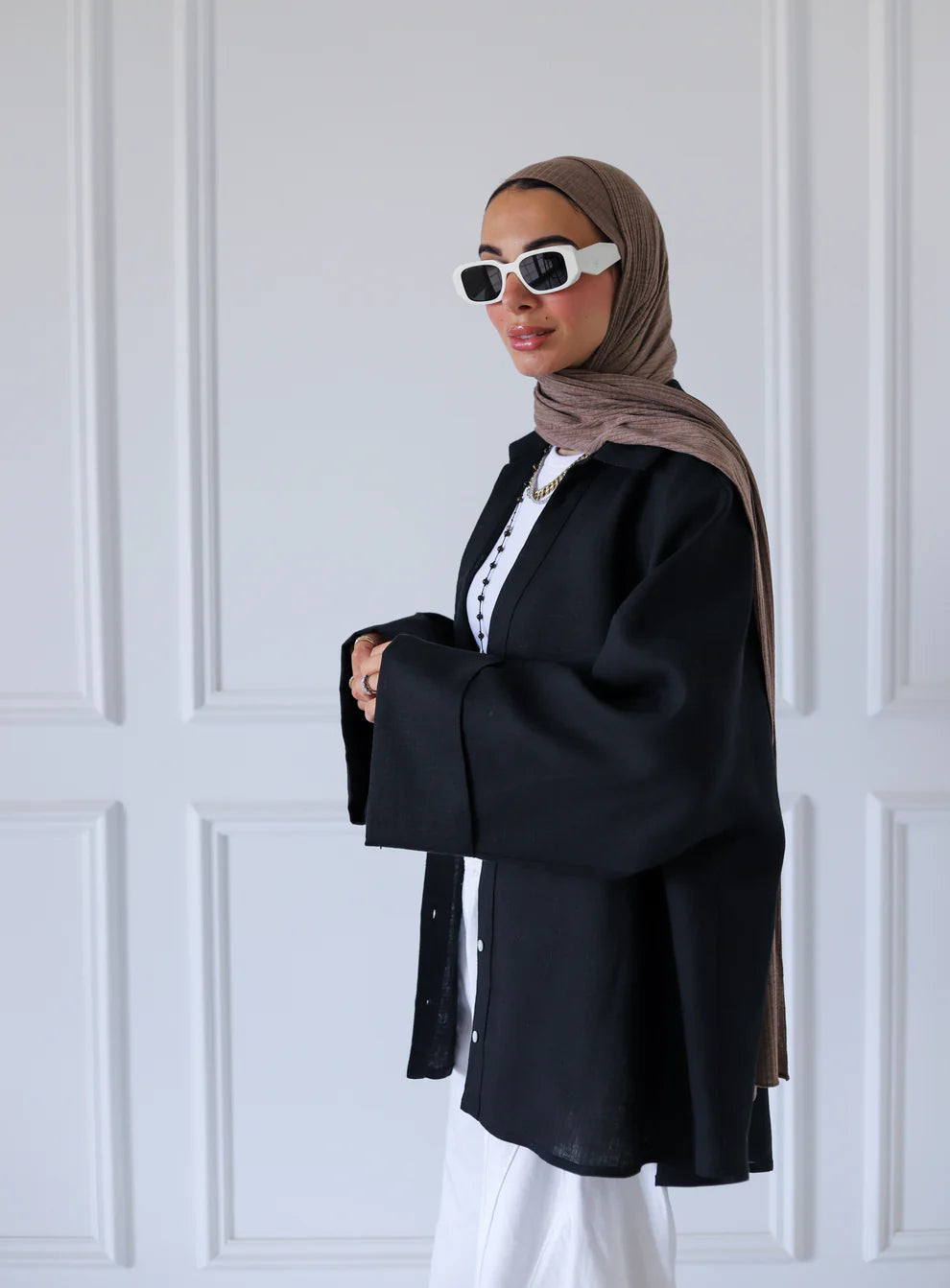 luna linen shirt - zeyylan