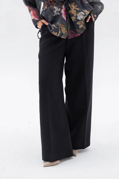 Mono wide leg pants - Peach and mint