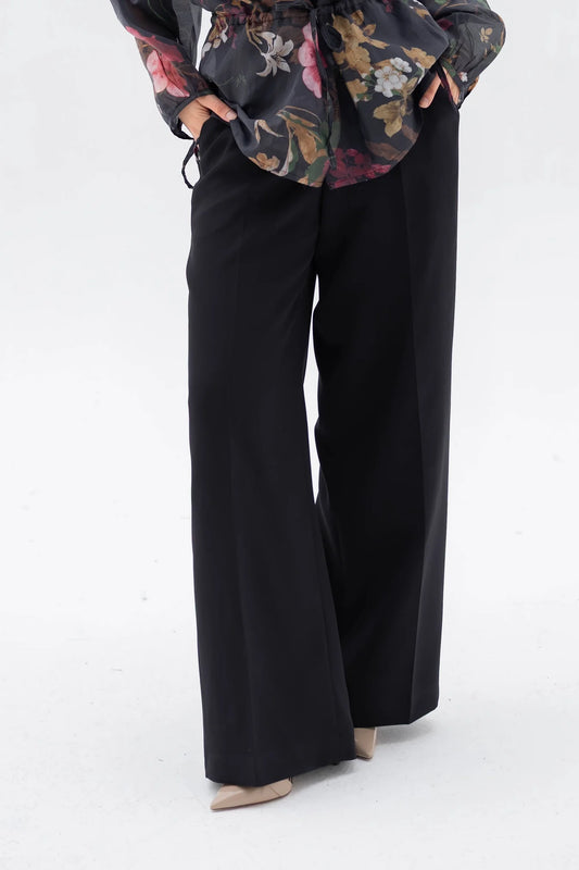 Mono wide leg pants - Peach and mint